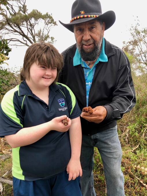 Lesson: Aboriginal culture explored by Halls Head students. Photo: Supplied.