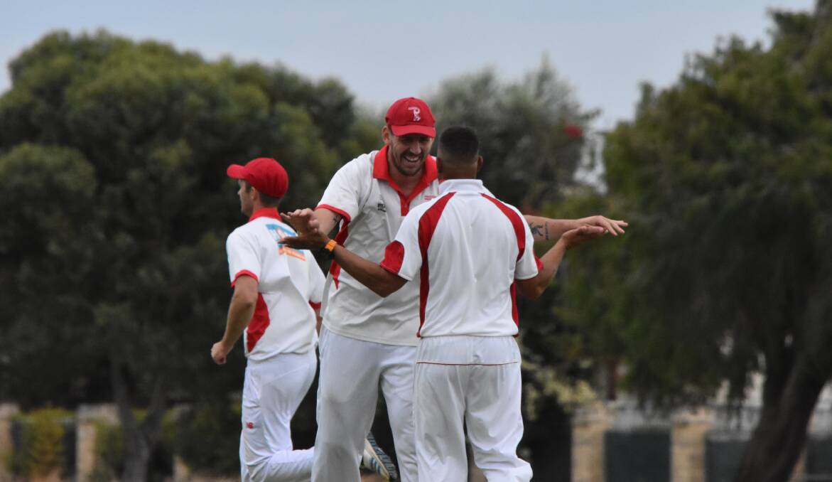 PREMIERS: Adam Clancy was all smiles when Waroona toppled Singleton in the Peel Cricket Association’s 2017/18 grand final. Photo: Mandurah Mail.
