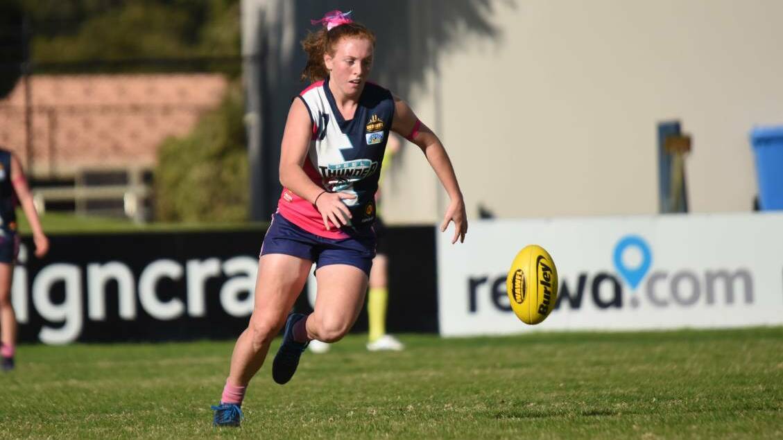 Drafted: Sabreena Duffy is heading to the Fremantle Dockers.