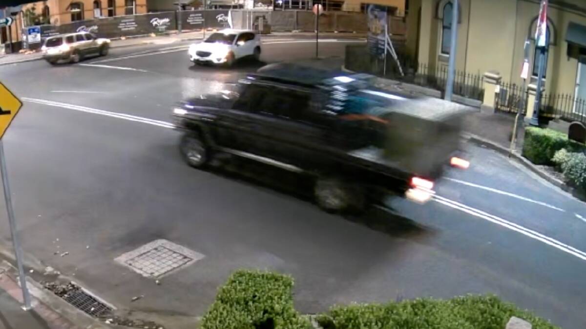 Detectives hope to identify the occupants of this Toyota Landcruiser ute, seen in Picton in the early hours of Sunday, November 28.