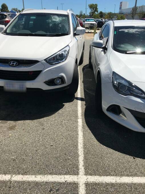 Or is this Mandurah's worst parker? Photo: supplied. 