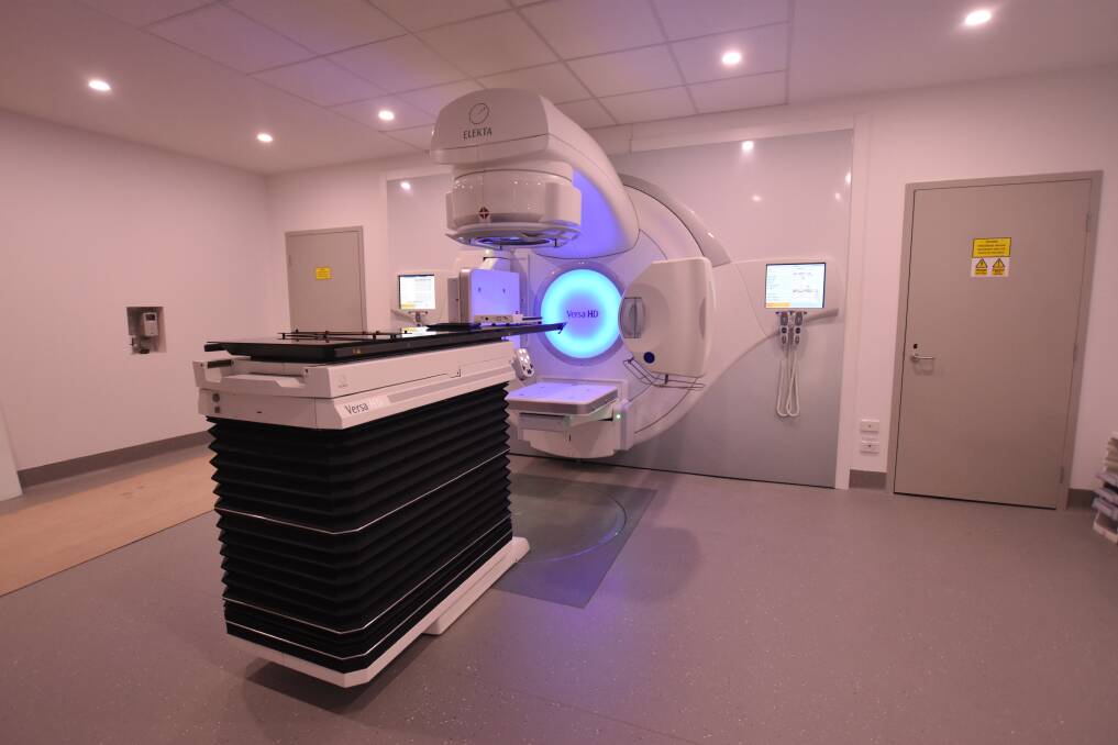 The centre features a high-end linear accelerator capable of delivering the latest radiation oncology techniques. Photo: Kaylee Meerton.
