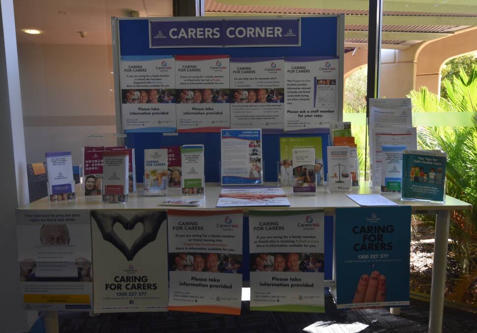 The Peel Health Campus' new 'Carers Corner' offers better support and additional information for carers of patients with cognitive impairments. Photo: Kaylee Meerton.