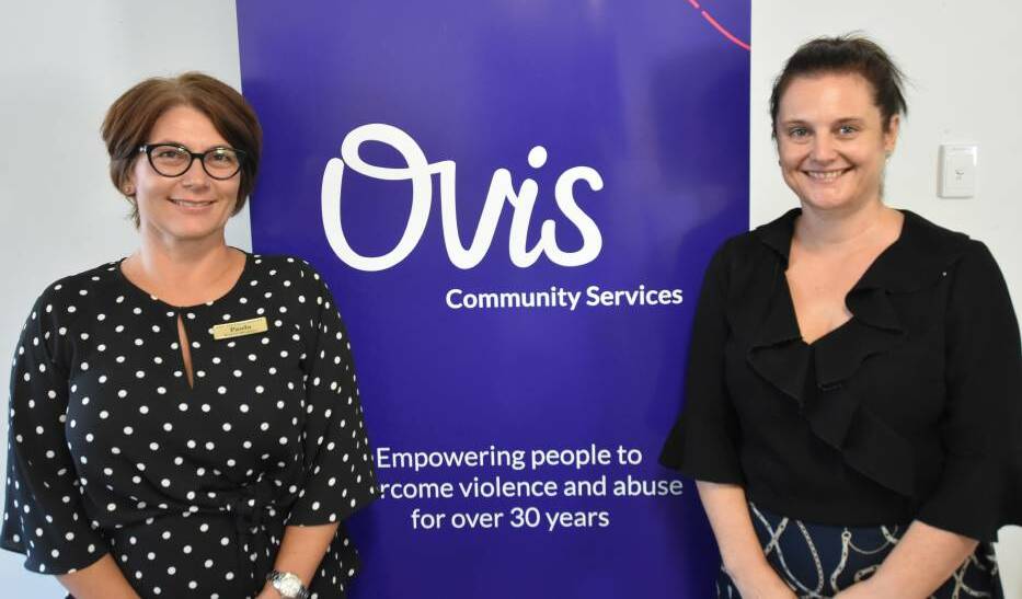 OVIS Community Services chair Paula Downing and chief executive Dawn Smith. Photo: Kaylee Meerton.