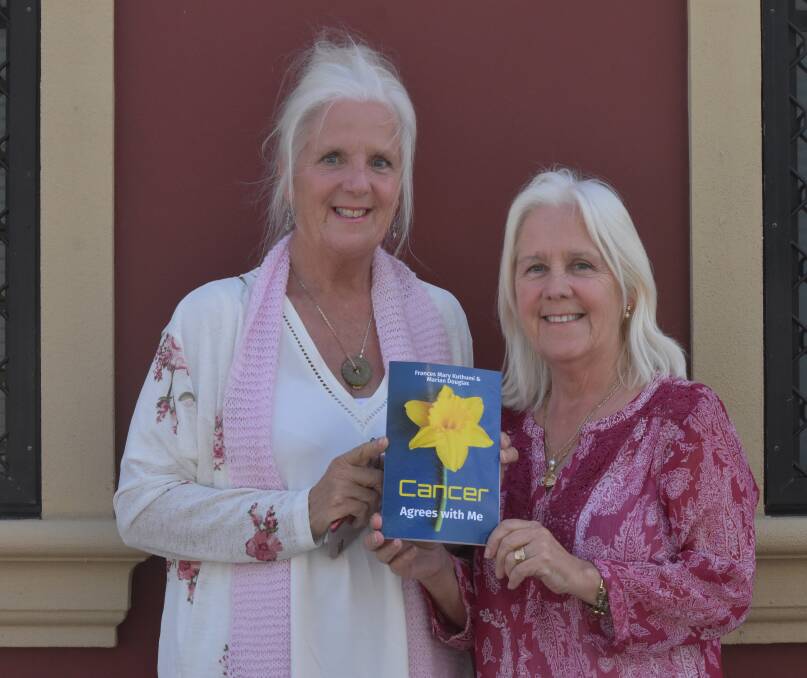 Mandurah sisters Frances Mary Kuthumi and Marian Douglas wrote the book 'Cancer Agrees With Me' to help people navigate the challenging journey of a terminal cancer diagnosis. Photo: Kaylee Meerton.