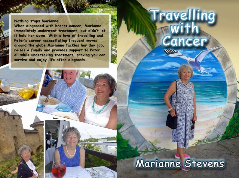 Marianne Stevens’ new book 'Travelling with Cancer' hopes to inspire breast cancer patients to live life to the fullest, despite demanding treatment.
