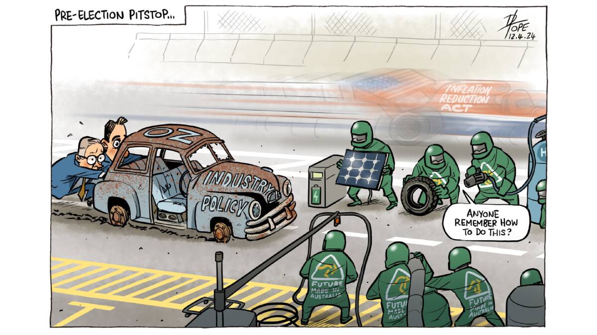 David Pope's editorial cartoon for Friday, April 12, 2024.