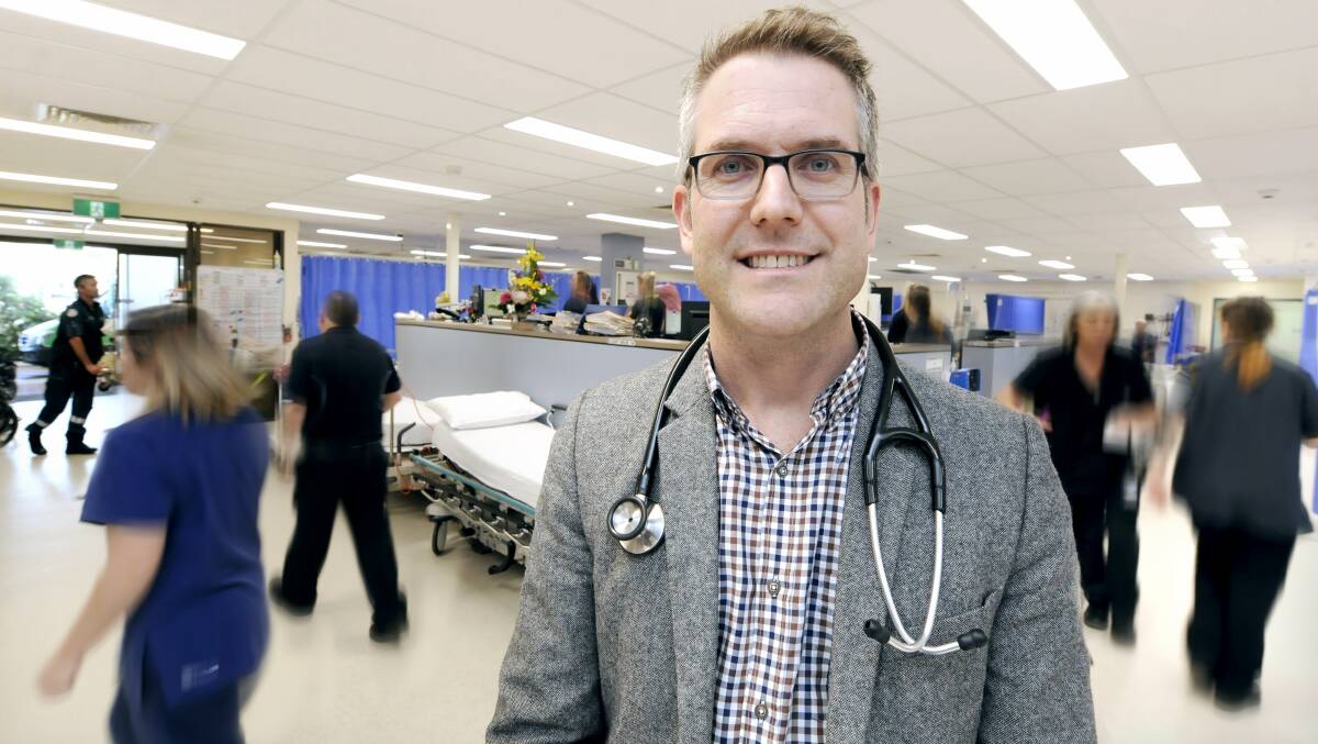 Peel Health Campus Emergency Department physician Dr Andrew Walker. 