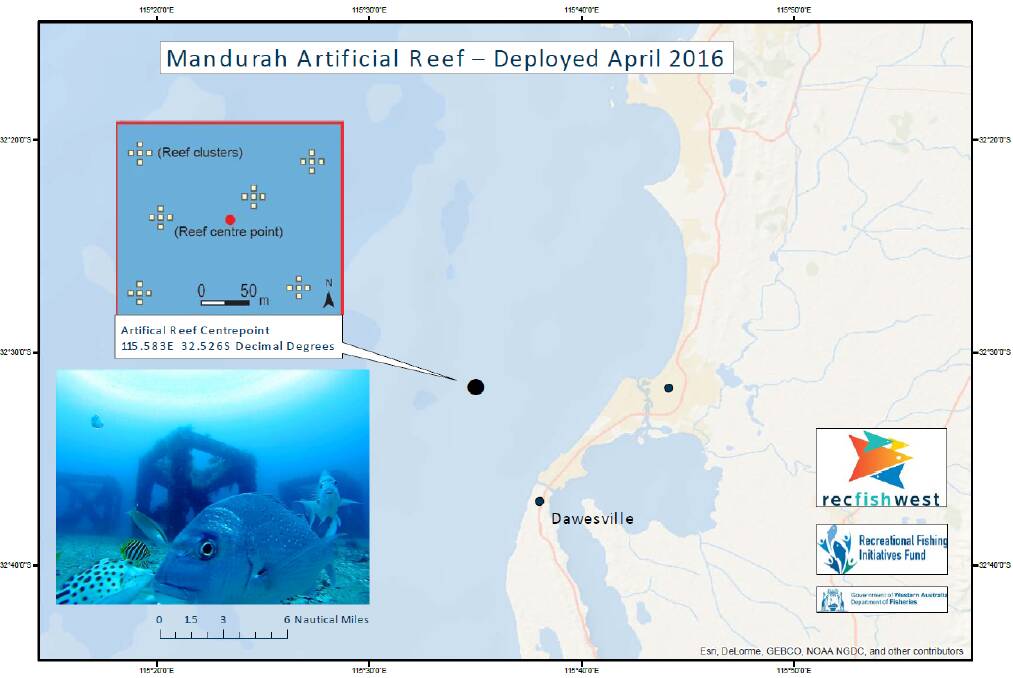 Mandurah's artificial reef attracting opportunity for anglers