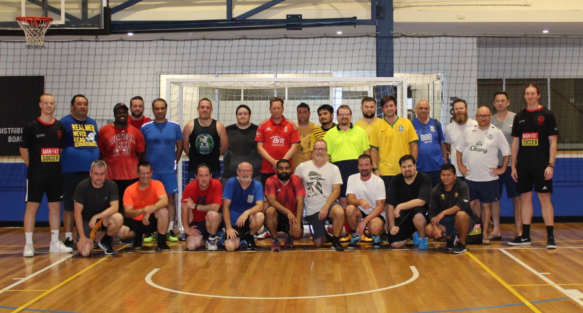 The first installment of the Man v Fat Soccer program was a success. Photo: Supplied.