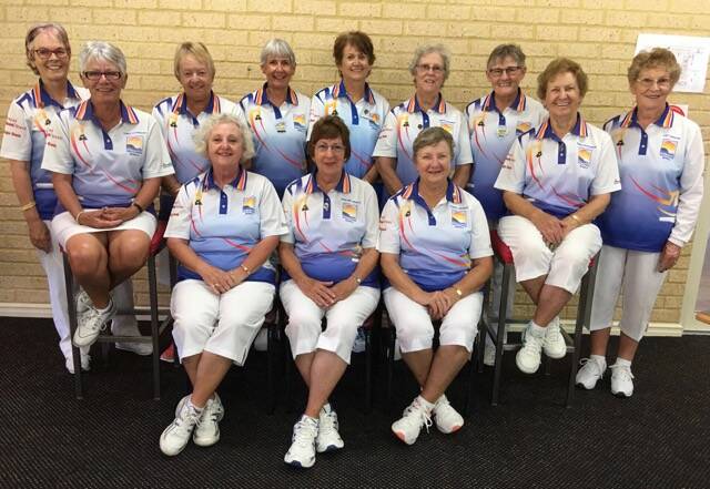 Halls Head Green took out a win in the finals of the Murray District Bowling League ladies division one pennants final. Photo: Supplied.