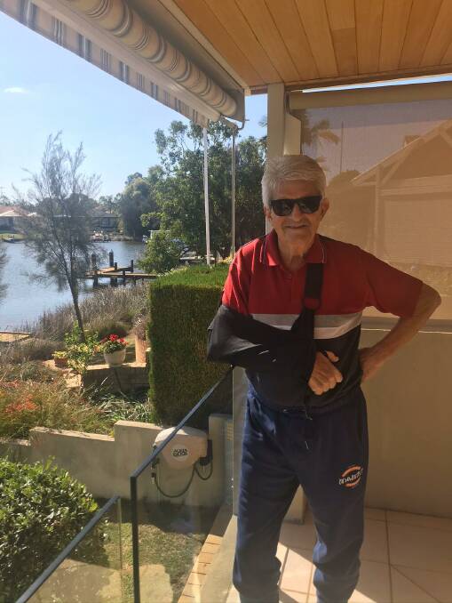 Bob Whittingham is now on the mend. Photo: Supplied.