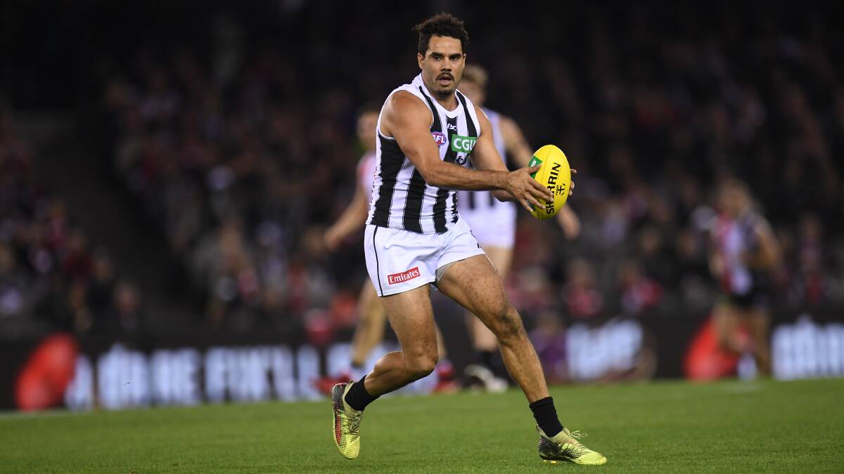 Daniel Wells pictured playing for Collingwood. Photo: AAP/Julian Smith. 