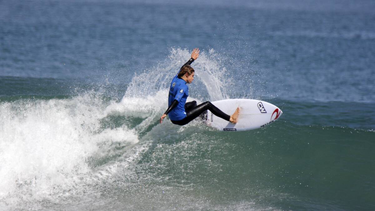 Duke Nagtzaam finished as the runner-up in the men's competition. Photo: Surfing WA/Majeks.