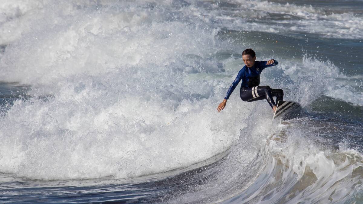 Surfers will hit the water in Mandurah for the WA Pro Surf Series this October. Photo: SurfingWA/Bruce Ellis.