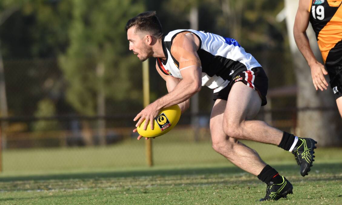 Luke Dowling finished with four goals, taking his tally to 22 from four games. Photo: Justin Rake.