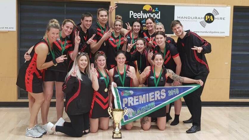 Waroona took out their second straight premiership on the weekend. Photo: Facebook/Waroona Football and Netball Club.