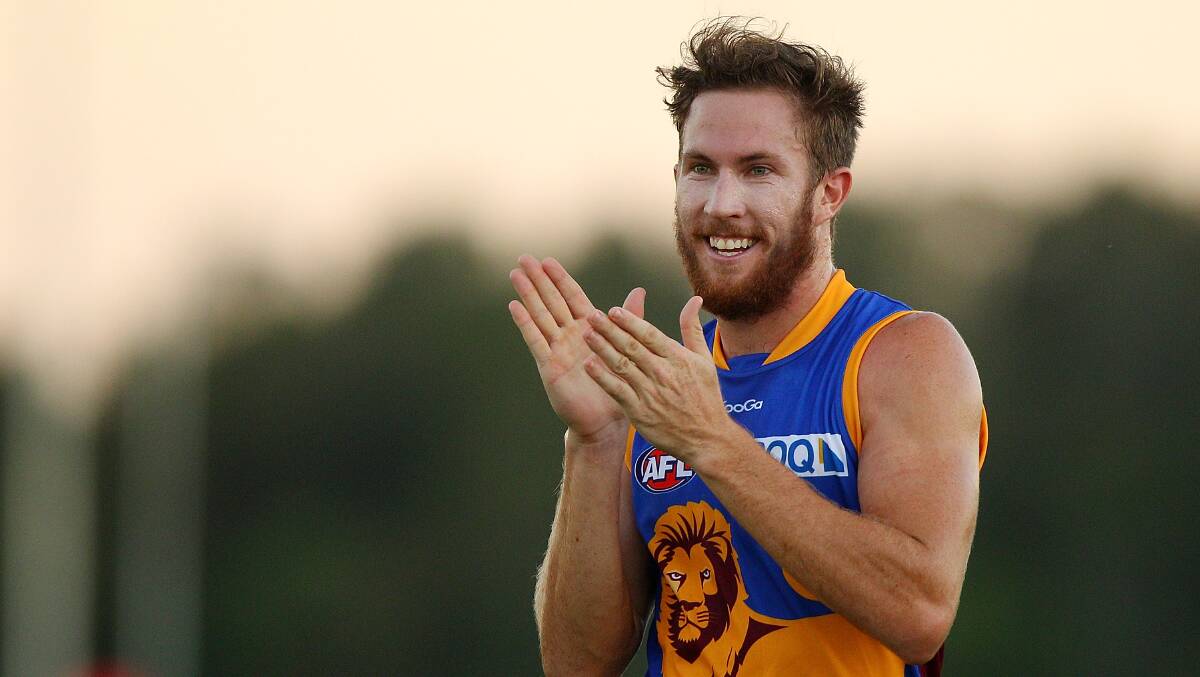 James Hawksley played 32 games with Brisbane. Photo: Getty Images.
