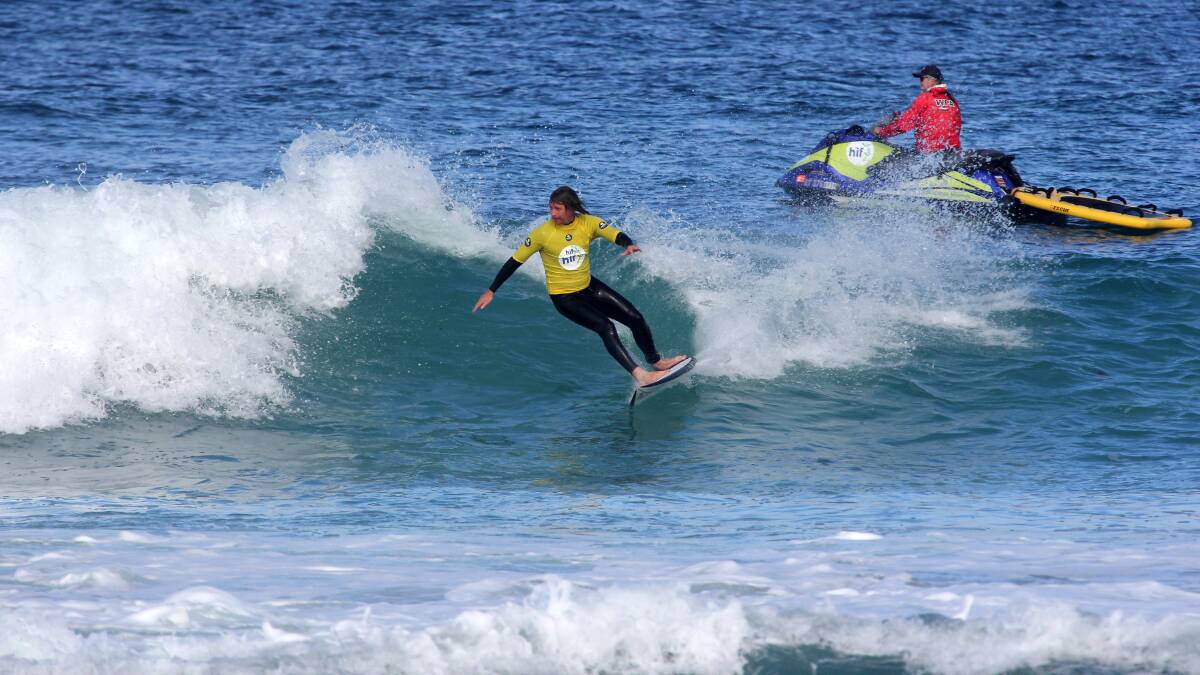 Josh Harrington took out second in the over 35s masters category. Photo: SurfingWA/Majeks.