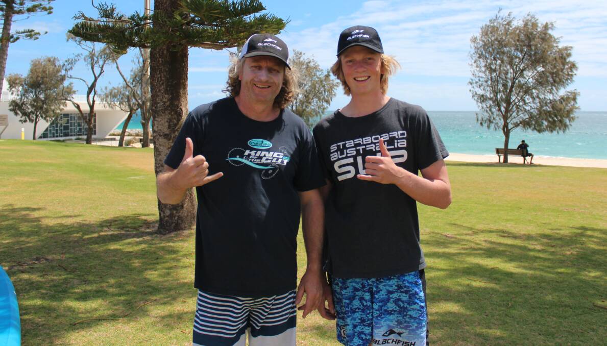 Steve and Sam McCullough will be racing on Saturday. Photo: Supplied.
