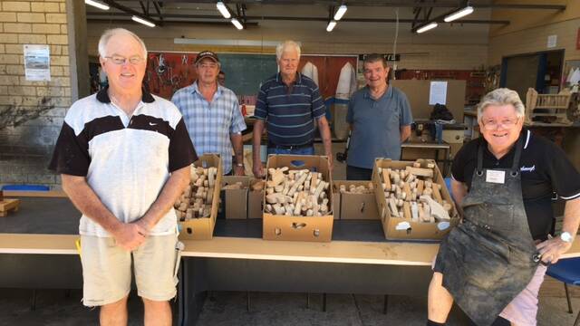 The Mandurah Men's Shed has been hard at work. Photo: Supplied.