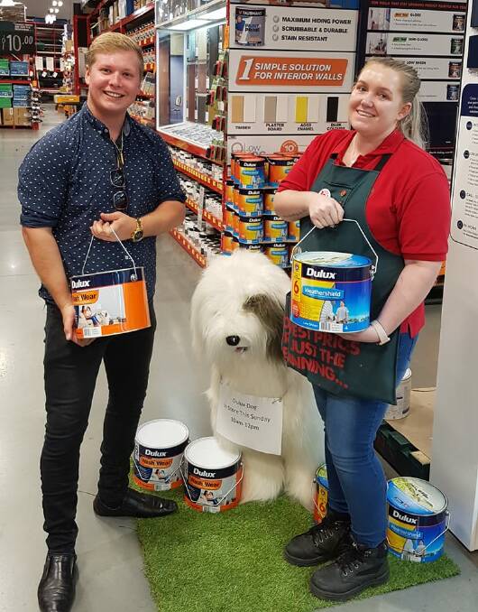 Bunnings Mandurah will donate the paint to be used on Bortolo Park's sacred scarred tree. Photo: Facebook.  
