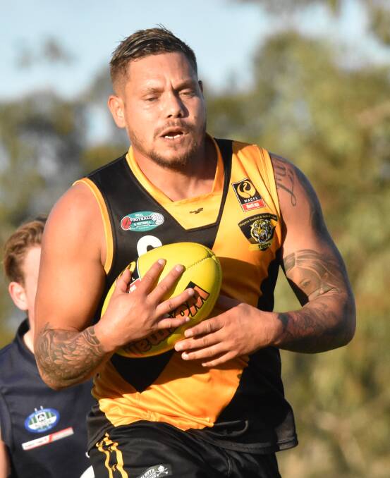 Jetta became a premiership player with Pinjarra in 2018. Photo: Justin Rake.