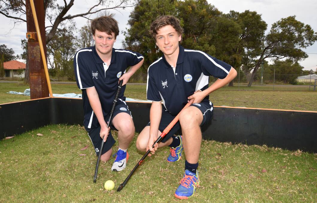 Peel pair Mitch Polglase and Ben Goodall will take to the field in the FHE Cup this month. Photo: Justin Rake.
