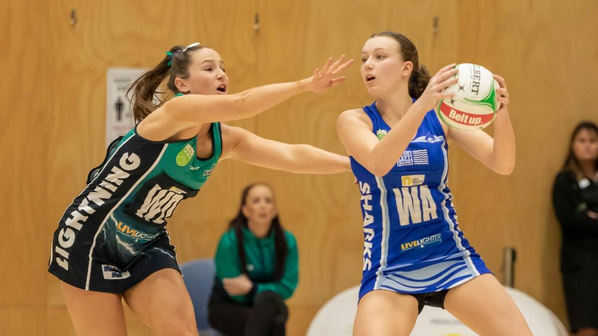 Ella Sigley, pictured in a match against Peel, came in at number two on The West Australia's top 20 WANL players list. Photo: Shazza J Photography.