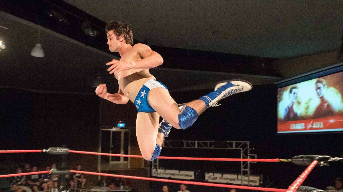 All Action Wrestling is bringing its high-flyers to the Peel region. Photo: Facebook/All Action Wrestling.