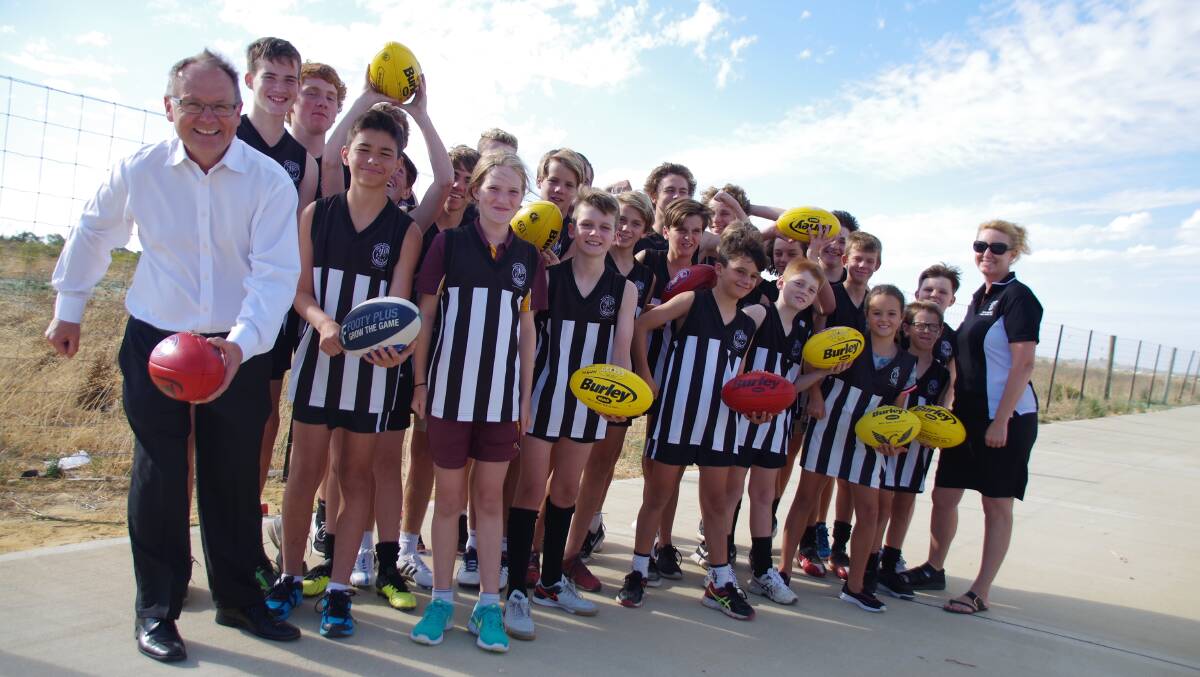 The Magpies' juniors will have a direct pathway to senior footy while moving into a new base in Lakelands in the coming years. Photo: Jess Cockerill.     