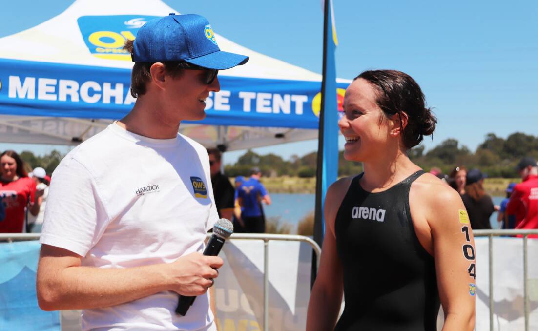 Rebekah Weller will dive into the open water swim season this weekend. Photo: File image.
