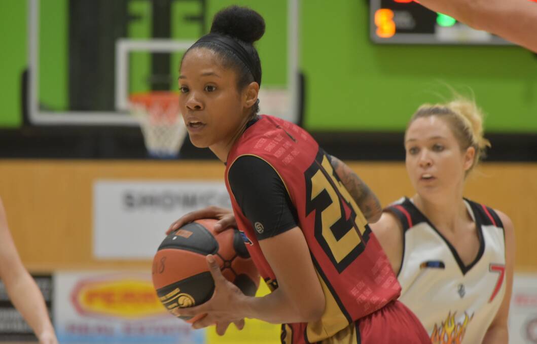 Anita Brown scored 29 points and pulled in eight rebounds in the Magic's loss. Photo: Justin Rake.
