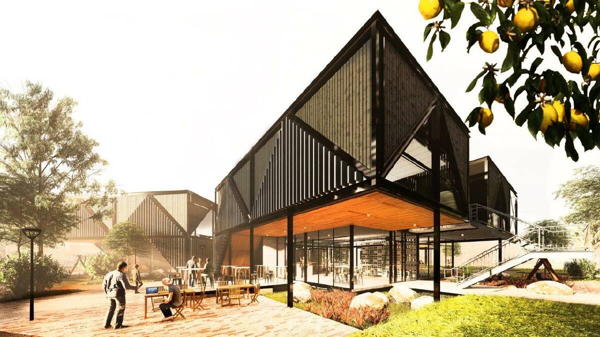 Concept images of the food innovation precinct. Photo: Supplied.