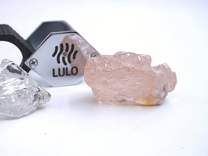 The Lucapa Diamond Company says a 170 carat pink diamond has been found in Lulo, Angola. (AP PHOTO)
