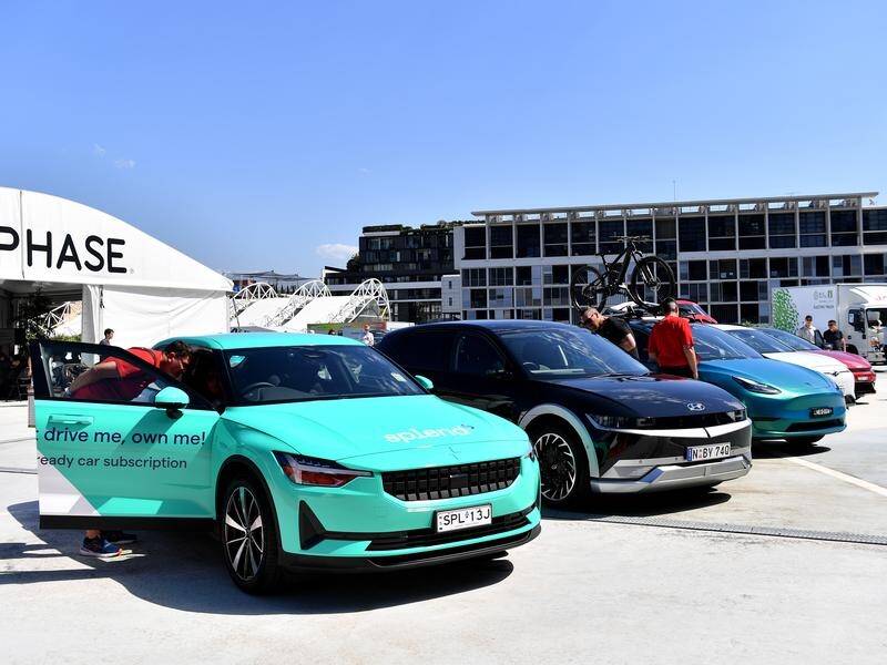 A major electric vehicle show will return to Australia in 2024 with double the space. (Bianca De Marchi/AAP PHOTOS)