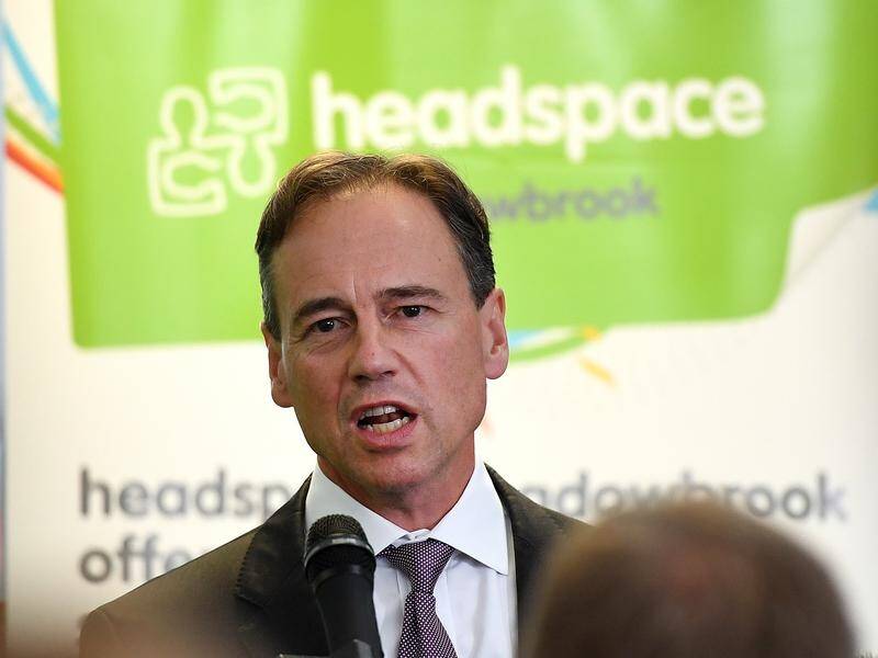 Greg Hunt says headspace now has funding security for the coming four-and-a-half years.