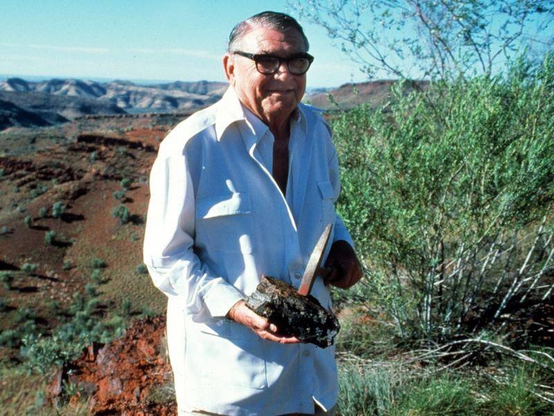 Western Australian mining pioneer Lang Hancock died in 1992 (/AAP PHOTOS)