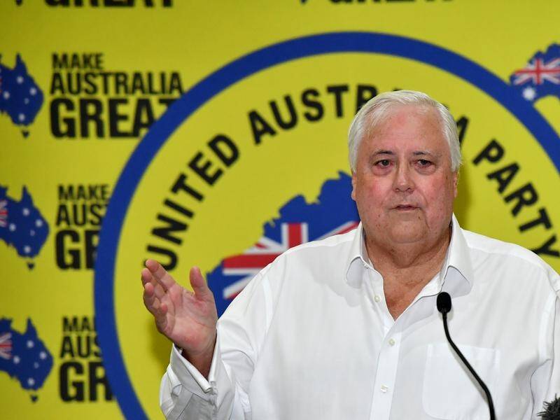 Clive Palmer's businesses made 31 donations to his UA during October's state election campaign.