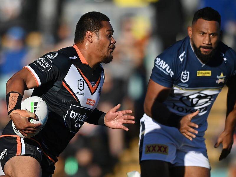 Joseph Leilua will return for Wests Tigers against St George Illawarra this weekend.