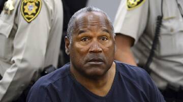 Former NFL star OJ Simpson died in Las Vegas at 76 after he was diagnosed with cancer in 2023. (AP PHOTO)