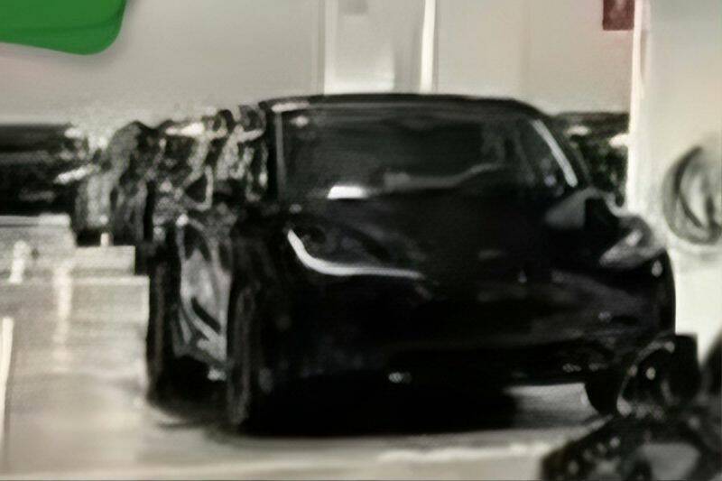 Could this be our first look at the updated Tesla Model Y?
