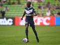 Melbourne Victory's Jason Geria hasn't given up hope of playing for the Socceroos again. (Morgan Hancock/AAP PHOTOS)
