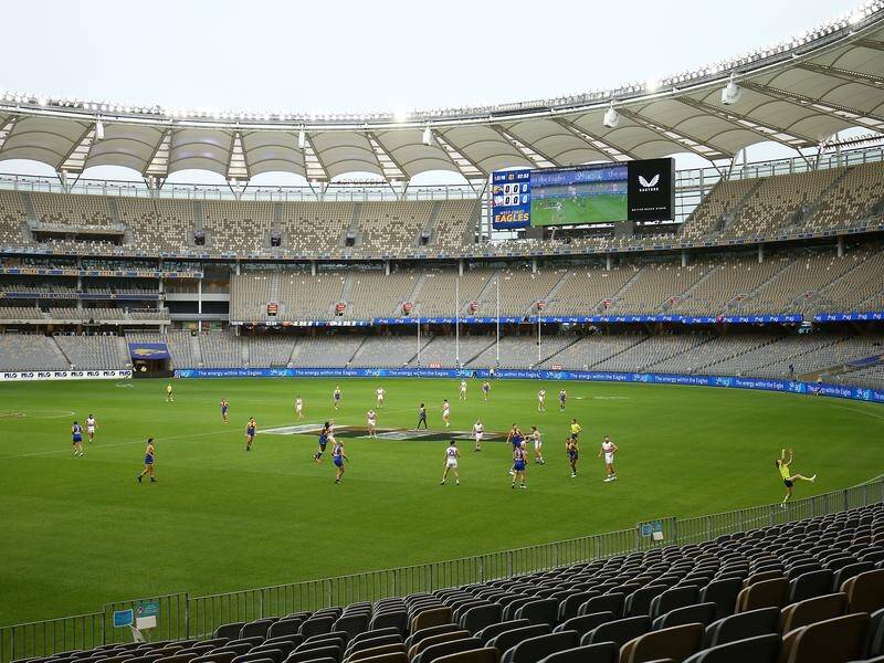 Perth's Optus Stadium, with a 60,000 capacity looms as the preferred venue for the AFL grand final.