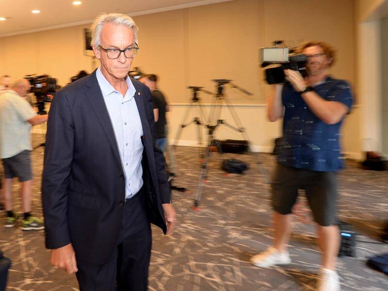 David Gallop says he's hopeful a new Matildas coach will be appointed in the next couple of weeks.