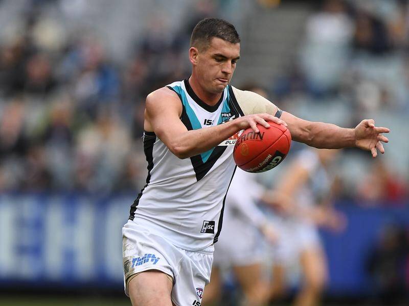 Tom Rockliff is upbeat about his return from a shoulder reconstruction for Port Adelaide.
