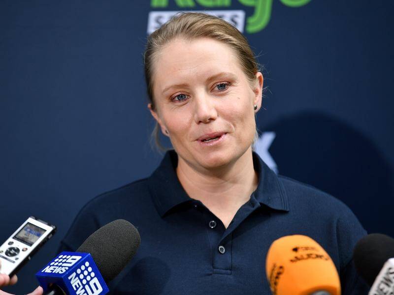 Wicketkeeper-batter Alyssa Healy has been appointed captain of the Australian women's cricket team. (Bianca De Marchi/AAP PHOTOS)