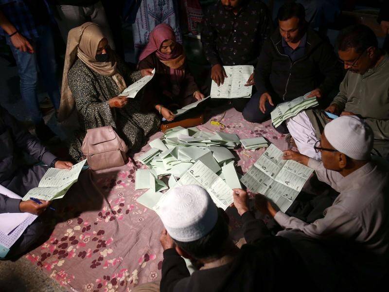 Counting has continued through the night following Pakistan's election. (EPA PHOTO)