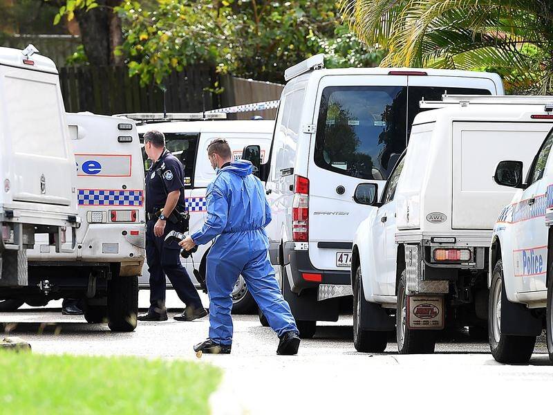 A 24-year-old man has died in hospital after being shot at a unit block north of Brisbane.