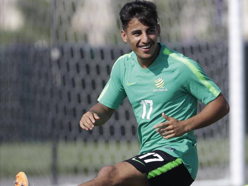 Daniel Arzani has taken his first steps towards rejoining the national team soccer set-up.